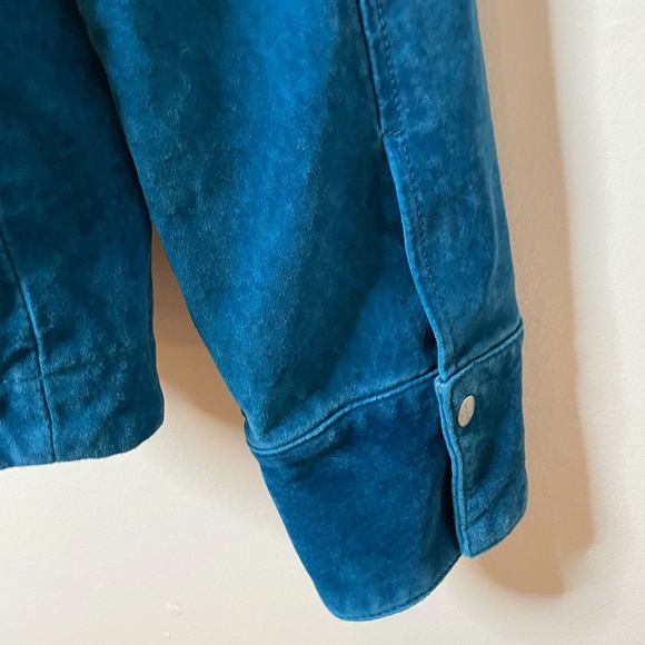 ❌ SOLD! Vintage 70’s turquoise suede leather - Picture 11 of 11
